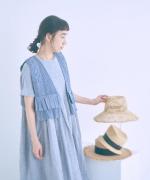 ハンドスモッキングコットンポプリン　2wayベスト